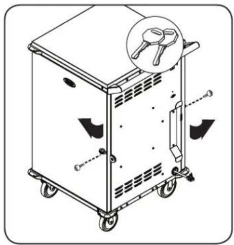 Tripp Lite CSC45AC - Door Locks - 1