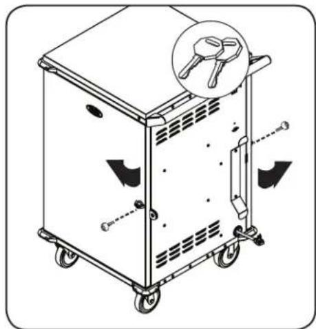 Tripp Lite CSC45AC - Verrous de porte - 1