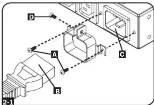 Tripp Lite PDUMH16HV - Sujeción del Cable de Alimentación - 3
