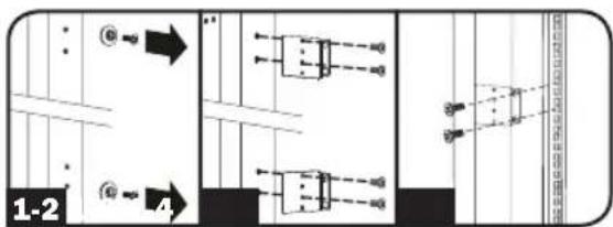 Tripp Lite PDU3VN10L1530B - Montage de l'unité de distribution d'énergie (PDU) - 8