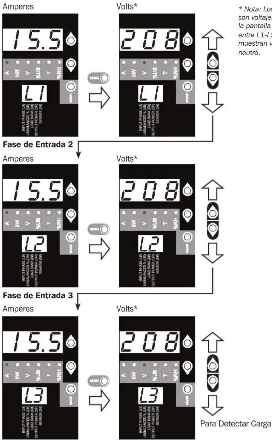 Tripp Lite PDU3VN10L1530B - Desplazándose a Través de Fases y Opciones de Entrada (Categoría de Medición) - 1