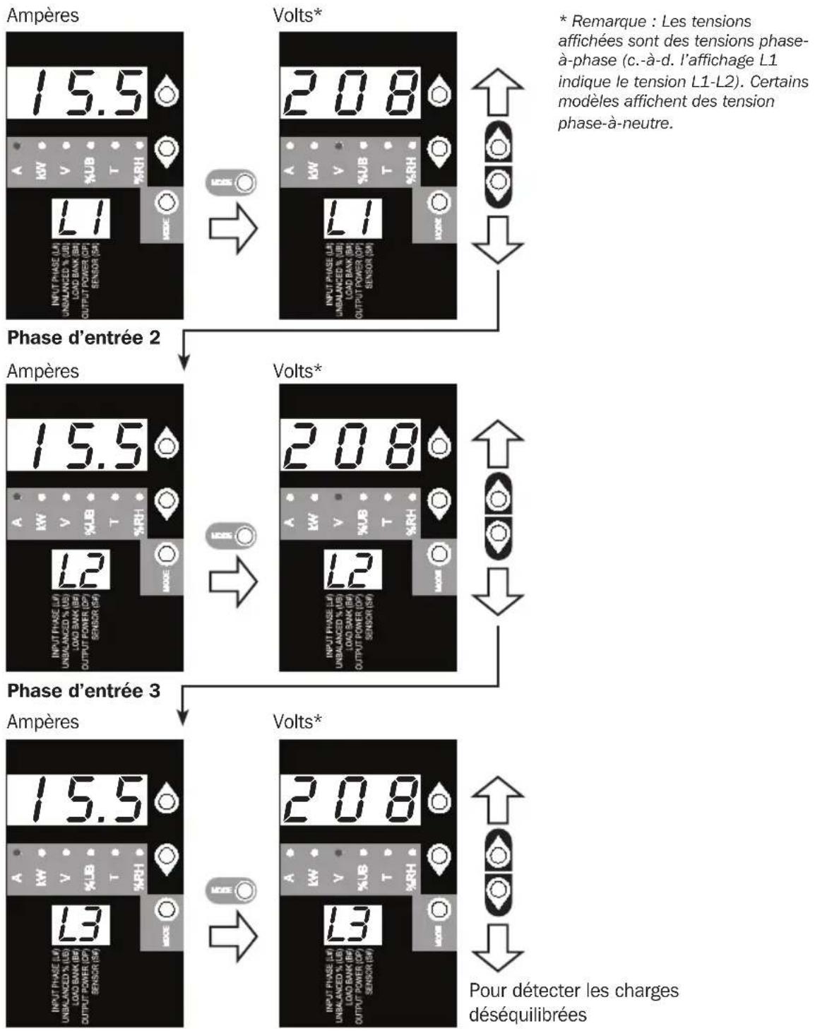 Tripp Lite PDU3VN10L1530B - Parcourir les phases d'entrée et les options (catégorie de mesures) - 1