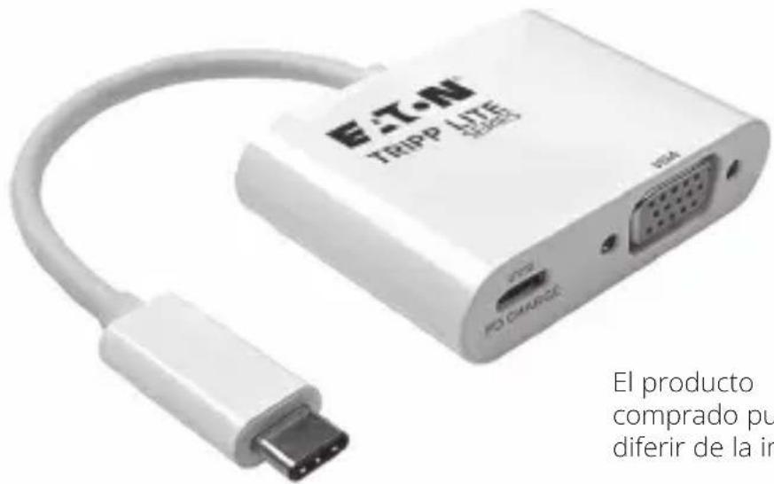 Tripp Lite U44406NVC - Adaptador de USB 3.2 Gen 1 USB-C a VGA - 1