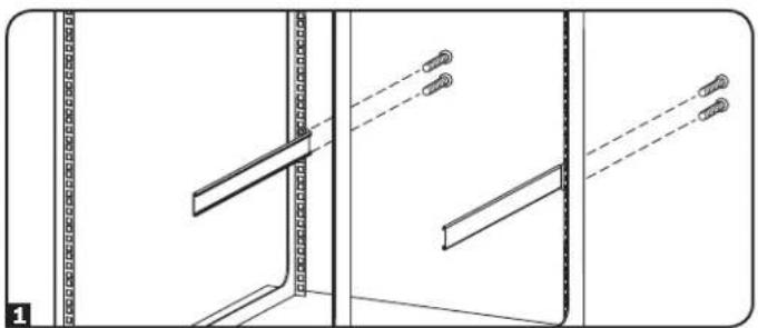 Tripp Lite B02100019HD2 - 2-Post Rackmounting - 1