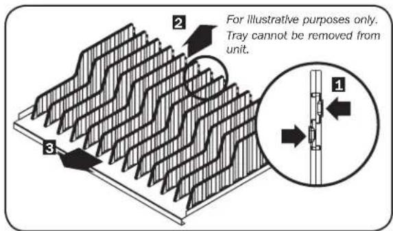 Tripp Lite CSCXS36AC - Adjusting Storage Shelf Dividers - 1