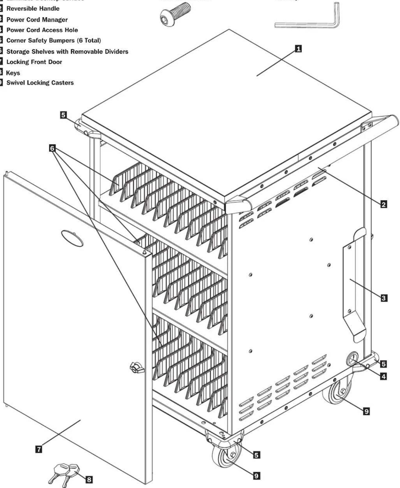 Tripp Lite CSCXS36AC - Front View - 1