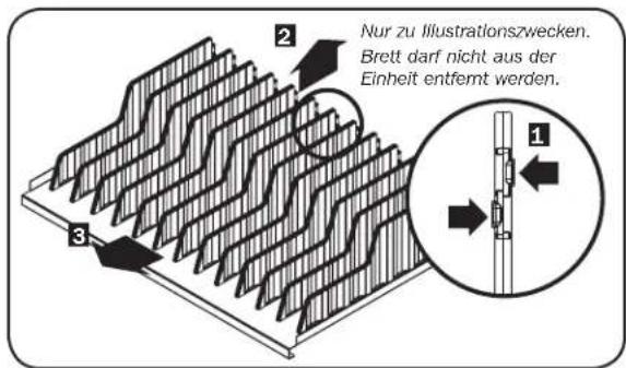 Tripp Lite CSCXS36AC - Justieren der Regal-Trennwände - 1