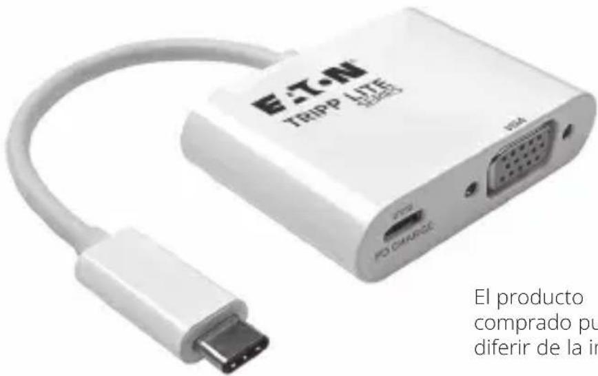 Tripp Lite U44406NVBC - Adaptador de USB 3.2 Gen 1 USB-C a VGA - 1
