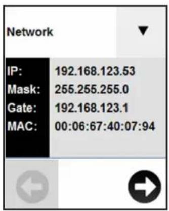 Tripp Lite PDU3EVN10l1530B - Faire défiler les options de l'écran tactile ACL - 1