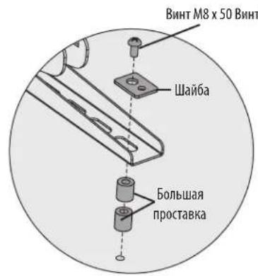 Tripp Lite WorkWise DWTSC3255MUL - Установка переходных кронштейнов - 5
