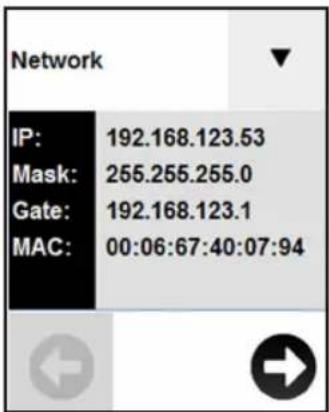 Tripp Lite PDU3XEVSR6L230B - Faire défiler les options de l'écran tactile ACL - 1