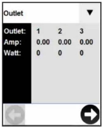 Tripp Lite PDU3XEVSR6L230B - Uso de la Pantalla LCD Táctil - 1