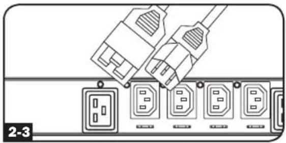 Tripp Lite PDU3XEVSR6L230B - Procedimiento Opcional de Sujeción del Cable - 1