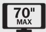 Tripp Lite DWM3270XOUT - Outdoor Full-Motion Wall Mount - 4