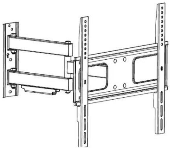 Tripp Lite DWM3270XOUT - Support mural extérieur à mouvement complet - 1