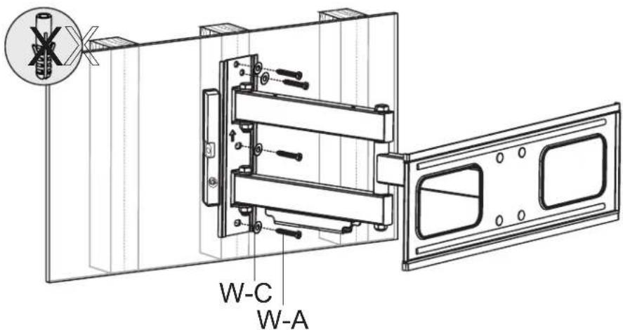 Tripp Lite DWM3270XOUT - 1a. Instalación en Pared con Entramado de Madera - 9
