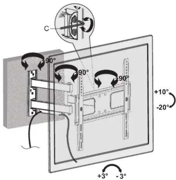 Tripp Lite DWM3270XOUT - Suspendre l'écran - 6