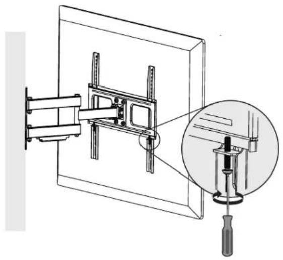 Tripp Lite DWM3270XOUT - Apriete los Tornillos de Seguidad para Fijar la Pantalla - 2