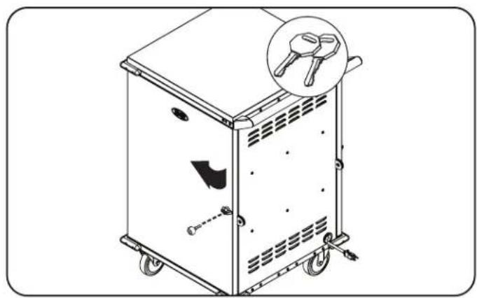 Tripp Lite CSCSTORAGE1 - Door Locks - 1