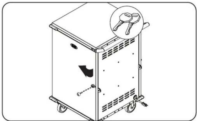 Tripp Lite CSCSTORAGE1 - Cerraduras de la Puerta - 1