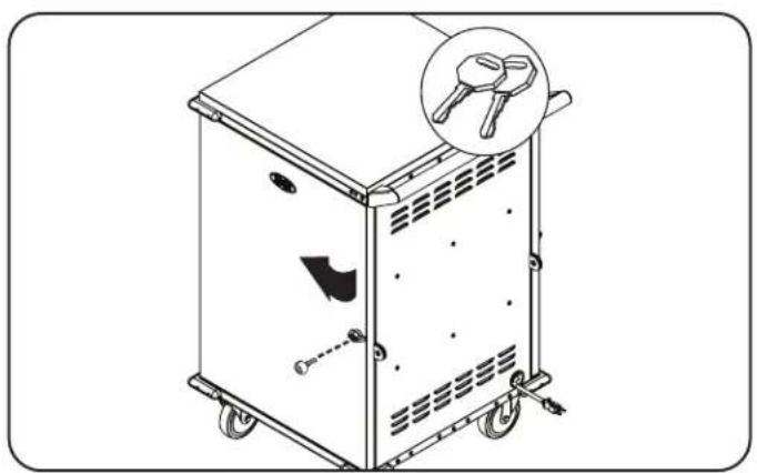 Tripp Lite CSCSTORAGE1 - Verrous de porte - 1