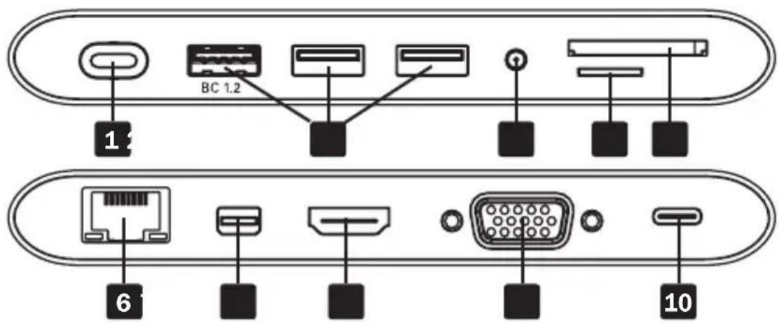 Tripp Lite U442DOCK1B - Vista General del Producto - 1