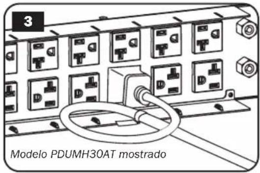Tripp Lite PDUMH32HVATNET - Soporte de Sujeción del Cable - 1