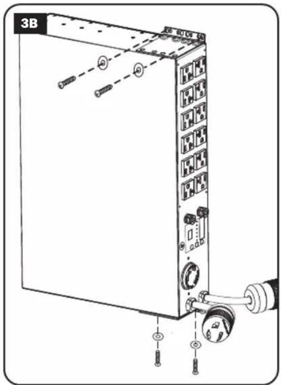 Tripp Lite PDUMH32HVATNET - Wall Mounting (not applicable to series AG-0151 for PDUMH32HVAT, PDUMNH32VAT2 or PDUMH32HVATNET) - 4