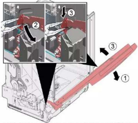 BOSCH SGU4HCS48E - Fixer les ressorts de porte - 2