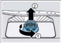 BOSCH SGU4HCS48E - Retirer un filtre - 1