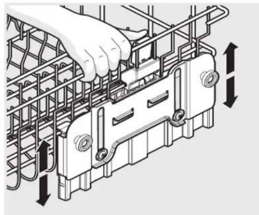 ELECTROLUX EWDW6505GS - Régler la hauteur du panier - 1