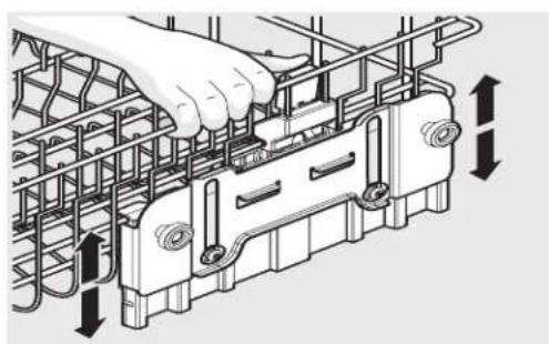 ELECTROLUX EWDW6505GS - ADJUSTING RACK HEIGHT - 1