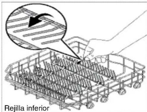 ELECTROLUX EI24ID30QB - Púas plegables Rejilla Inferior - 2