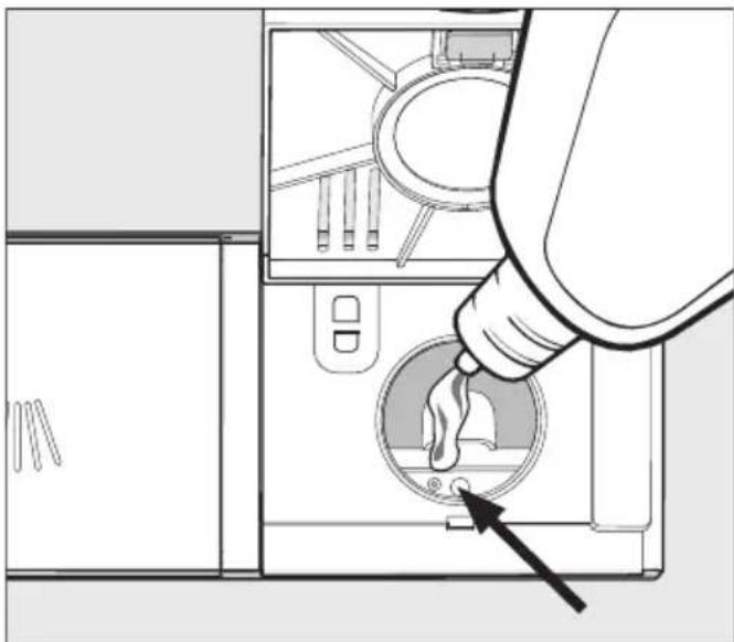 MIELE PFD 101 U - Adding rinse aid - 2