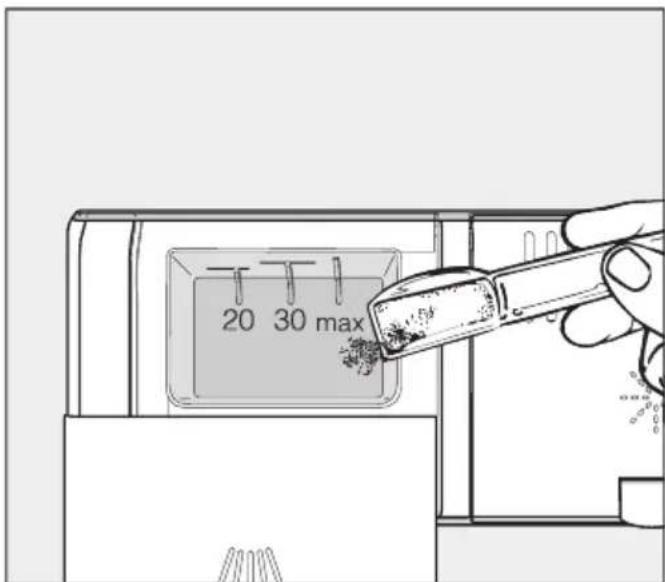MIELE PFD 101 i - Adding detergent - 2