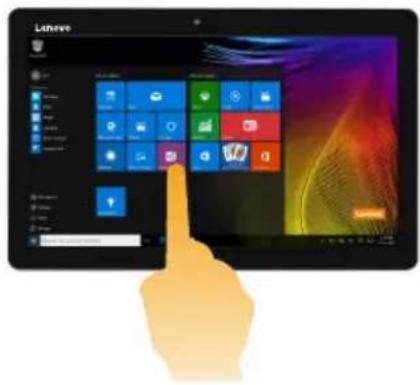LENOVO IdeaTab Miix 720 - Appuyer longuement - 1