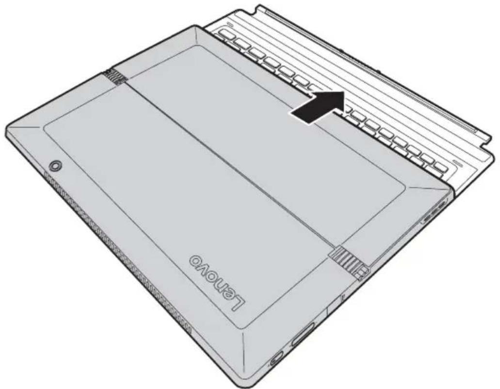 LENOVO IdeaTab Miix 720 - Fixation de la tablette - 1
