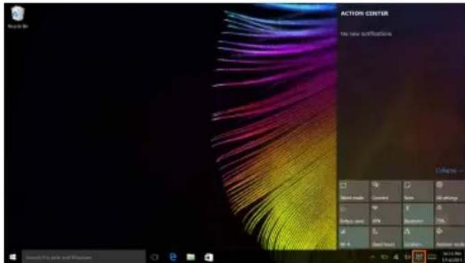 LENOVO IdeaTab Miix 720 - Centre de notifications - 1