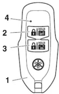 YAMAHA Helm Master EX DEC - Comment déverrouiller (modèle 2) - 1