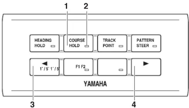 YAMAHA Helm Master EX DEC - Comment libreer le bouton COURSE HOLD - 1
