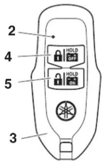 YAMAHA Helm Master EX DEC - Comment déverrouiller (modèle 2) - 1