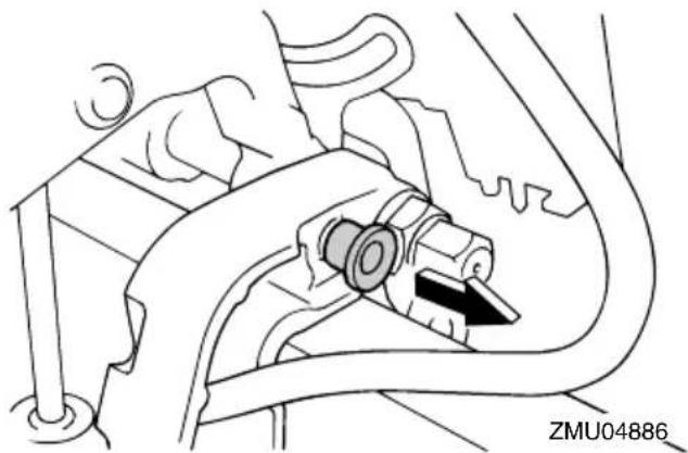 YAMAHA F9.9H (2013) - Procédure d'abaissement (modèles à système de relevage assisté) - 1