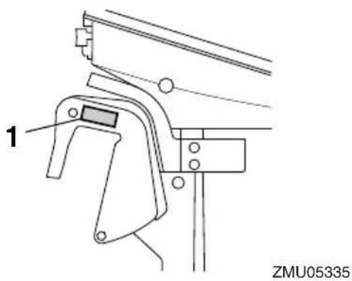 YAMAHA F9.9H (2013) - Numéro de série du moteur hors- bord - 1