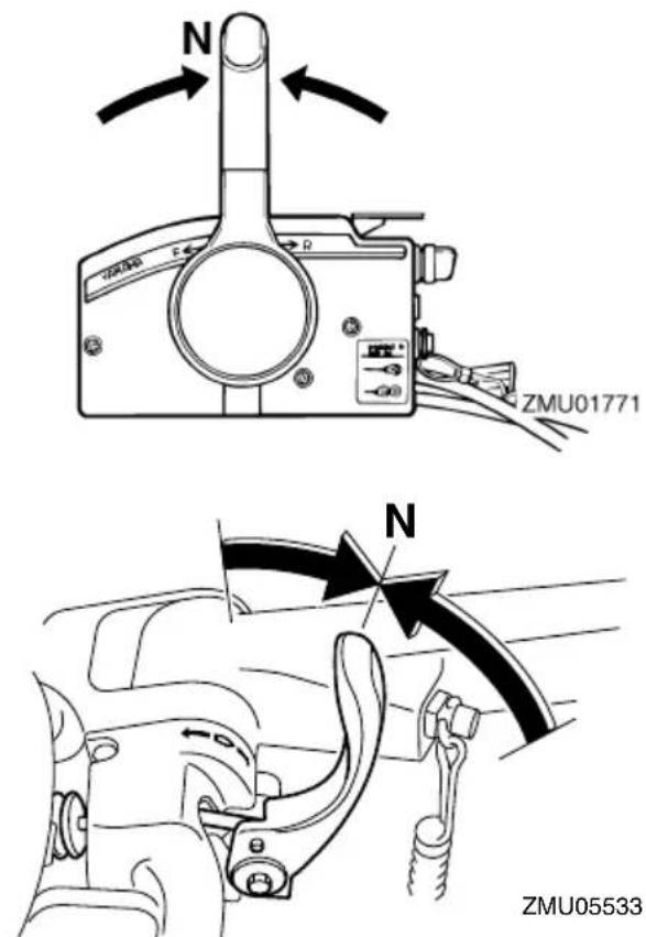YAMAHA F9.9H (2013) - Démarrage de secours du moteur (modèle à démarreur électrique) - 6