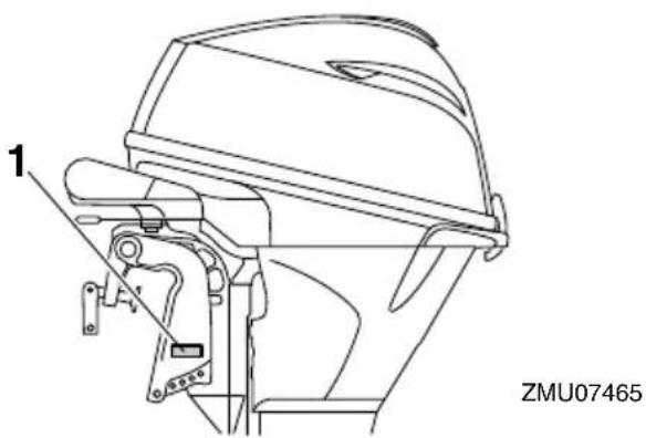 YAMAHA F9.9H (2013) - Etiquette CE - 2