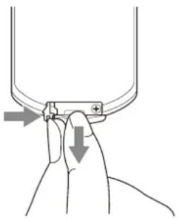 SONY VPLPHZ60 - Installing batteries - 1
