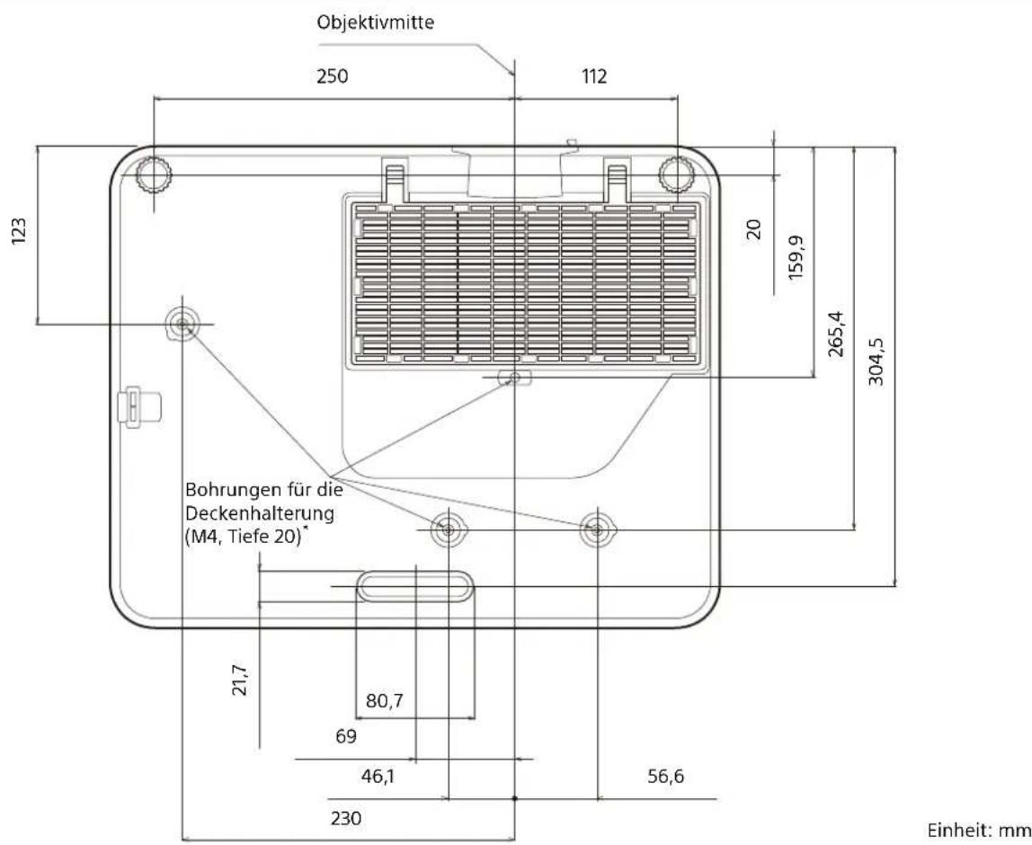 SONY VPLPHZ60 - Abmessungen - 4