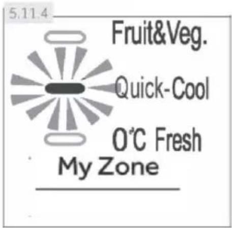 5.11.4 Fruit&Veg. Quick-Cool O°C Fresh My Zone