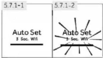5.7.1-1 5.7.1-2 Auto Set 3 Sec. Wifi Auto Set 3 Sec. Wifi