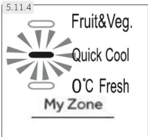 5.11.4 Fruit&Veg. Quick Cool O°C Fresh My Zone